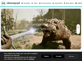 'xboxsquad.fr' screenshot