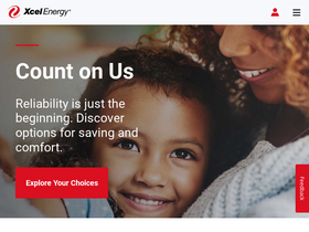 'xcelenergy.com' screenshot