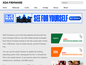 'xdafirmware.com' screenshot