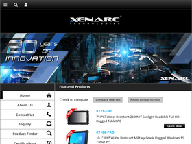 'xenarc.com' screenshot