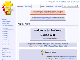'xenoserieswiki.org' screenshot