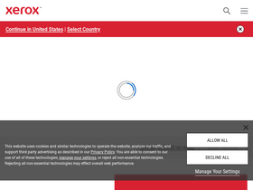 'xerox.com' screenshot