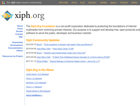 'xiph.org' screenshot