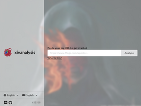 'xivanalysis.com' screenshot