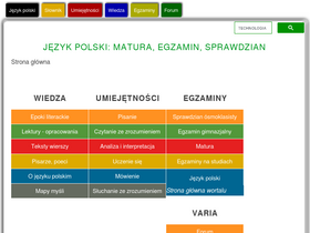 'xn--jzyk-polski-rrb.pl' screenshot