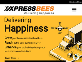 'xpressbees.com' screenshot