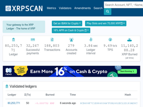 'xrpscan.com' screenshot
