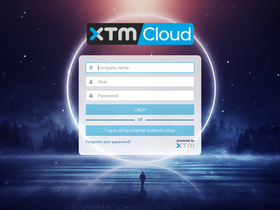 'xtm-cloud.com' screenshot