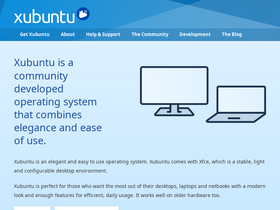 'xubuntu.org' screenshot