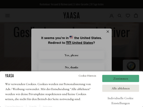 'yaasa.com' screenshot