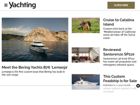 'yachtingmagazine.com' screenshot