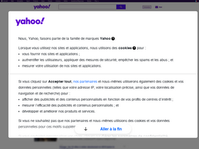 'yahoo.fr' screenshot