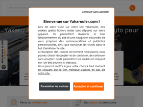 'yakarouler.com' screenshot