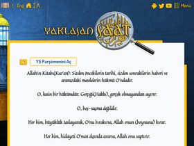 'yaklasansaat.com' screenshot