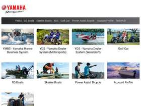 'yamaha-dealers.com' screenshot