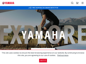 'yamaha-motor.com' screenshot