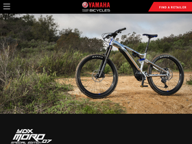 'yamahabicycles.com' screenshot