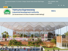 'yamunaexpresswayauthority.com' screenshot
