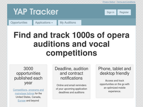 'yaptracker.com' screenshot