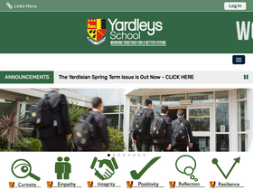'yardleys-vle.com' screenshot