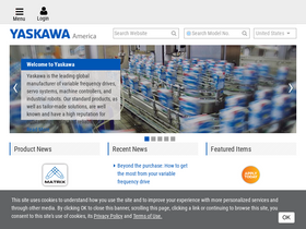 'yaskawa.com' screenshot