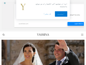 'yasmina.com' screenshot