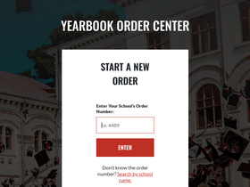 'yearbookordercenter.com' screenshot