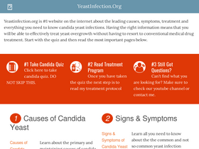 'yeastinfection.org' screenshot