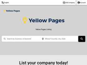 'yellowpages.net' screenshot