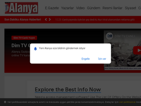 'yenialanya.com' screenshot