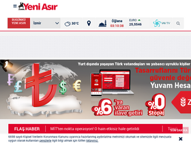 'yeniasir.com.tr' screenshot