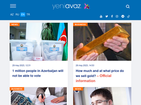 'yeniavaz.com' screenshot