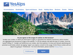 'yesalps.com' screenshot