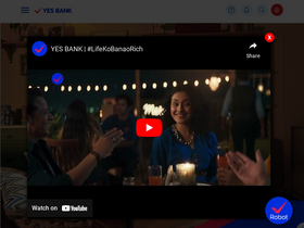 'yesbank.in' screenshot
