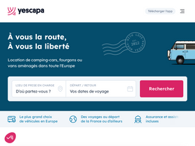 'yescapa.fr' screenshot
