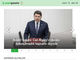 'yesilgazete.org' screenshot