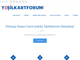 'yesilkartforum.com' screenshot
