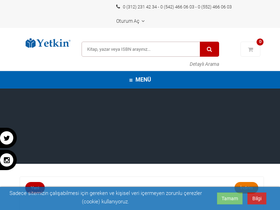 'yetkin.com.tr' screenshot