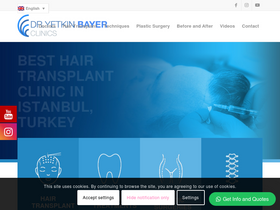'yetkinbayer.com' screenshot