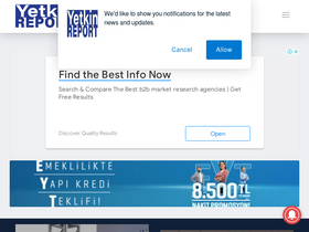 'yetkinreport.com' screenshot
