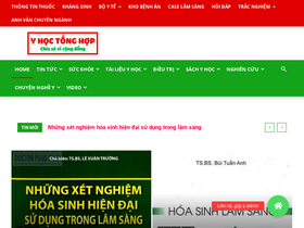 'yhoctonghop.vn' screenshot