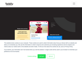 'yieldify.com' screenshot