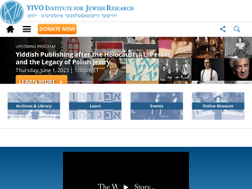 'yivo.org' screenshot