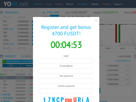 'yobit.net' screenshot