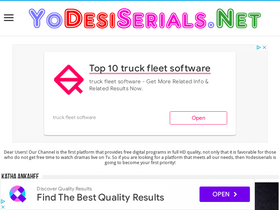 'yodesiserials.net' screenshot