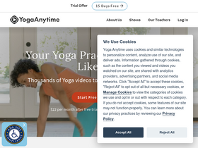 'yogaanytime.com' screenshot