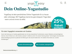 'yogaeasy.de' screenshot