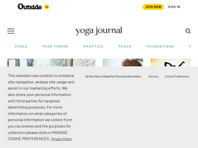 'yogajournal.com' screenshot