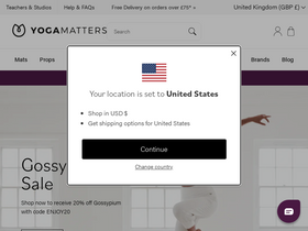 'yogamatters.com' screenshot