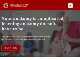 'yoganatomy.com' screenshot
